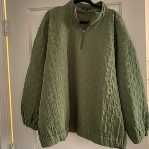 Madewell Plus Jacquard Half-Zip Pullover